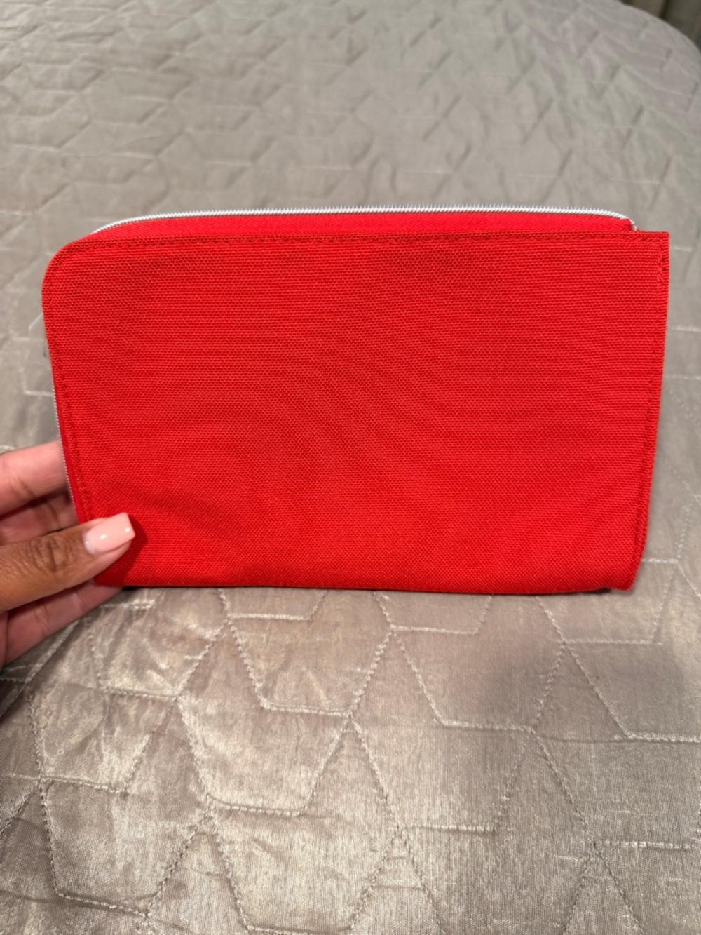Christian Dior Embossed Zip Pouch - Picture 5 of 6
